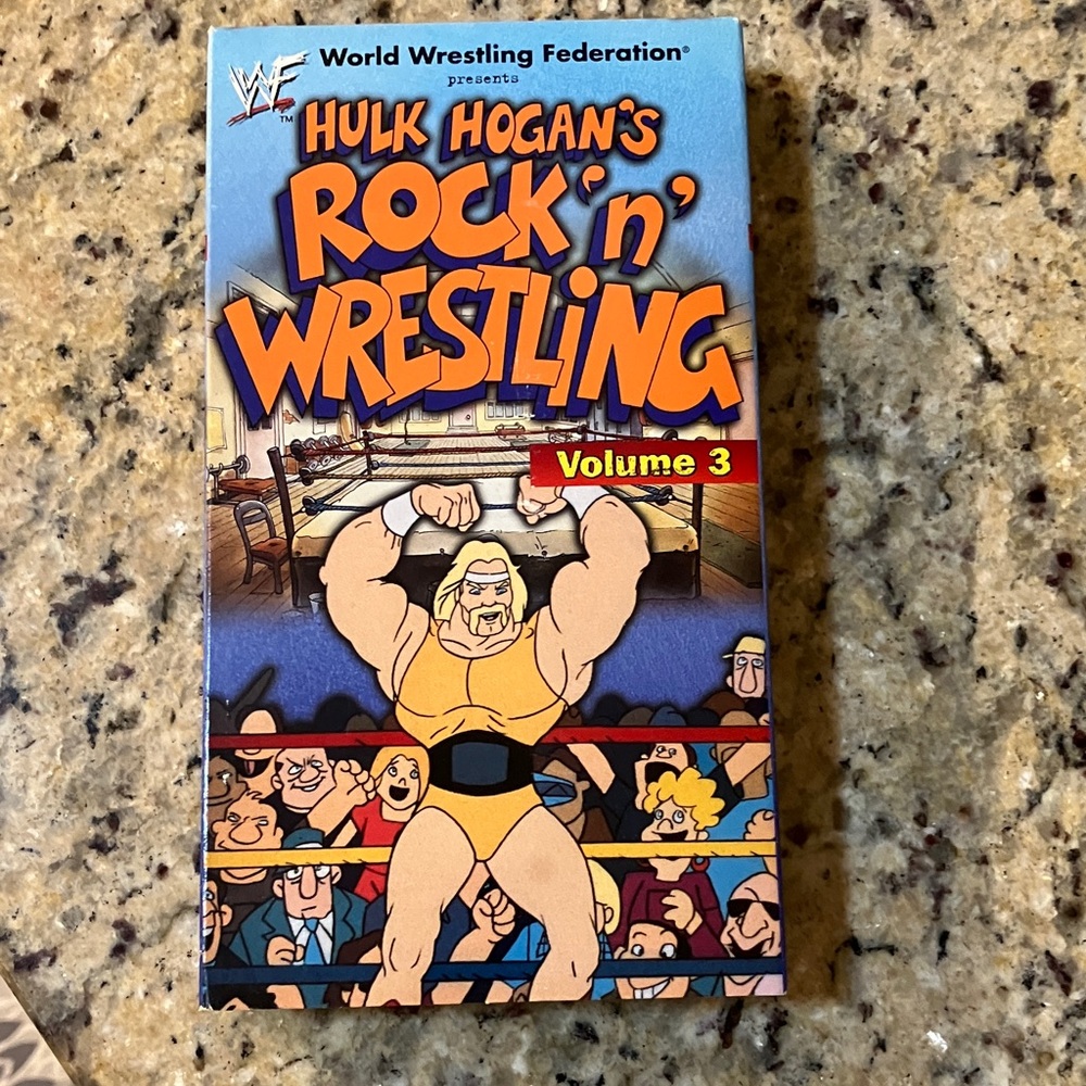 Hulk Hogan's Rock 'n' Wrestling Volume 3 (VHS, 1999) Rare WWF Animated